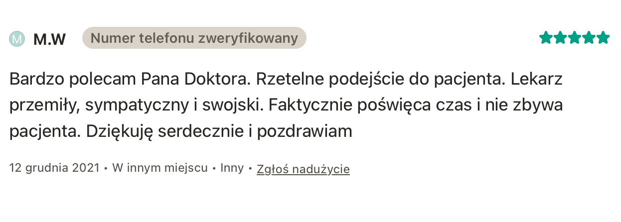 Bartosz Grzymała-Lubański - kardiolog w Krakowie - opinie pacjentów